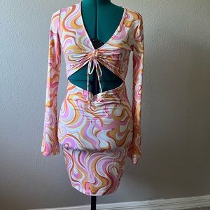 H & M 70s style dress